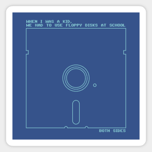 Floppy Disk - Both Sides Sticker